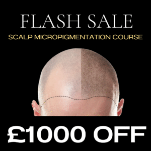Scalp Micropigmentation Course. SALE PRICE- £1999 normally £2999 (including FULL kit)