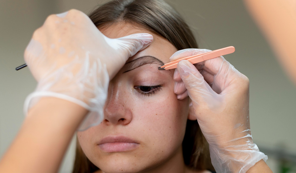 Combination brow course